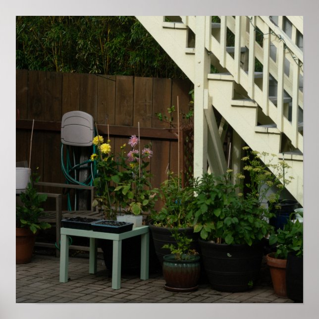 Affiche Chaise de jardin (Devant)