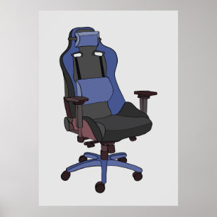 Affiche Chaise de jeu