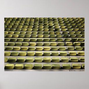 Affiche Chaises de gang vertes