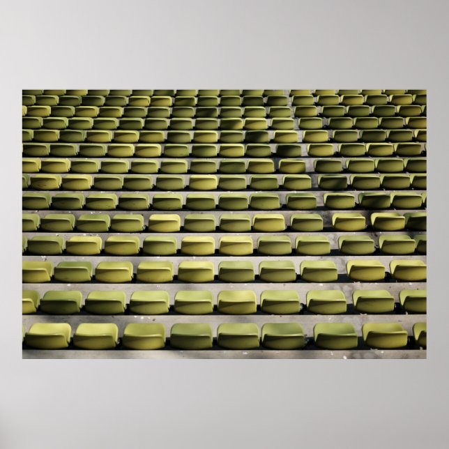 Affiche Chaises de gang vertes (Devant)