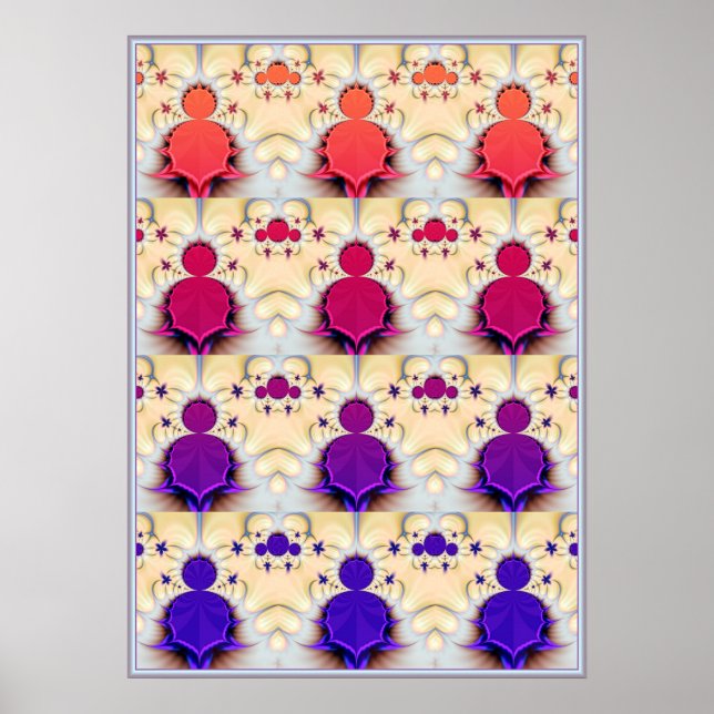 Affiche Chakra de Mandelbrot (Devant)