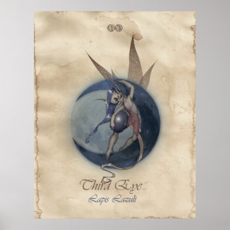 AFFICHE CHAKRA FAE - TROISIÈME OEIL