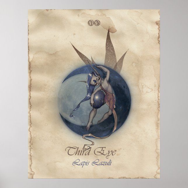 AFFICHE CHAKRA FAE - TROISIÈME OEIL (Devant)