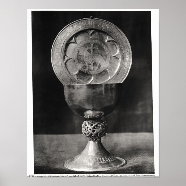 Affiche Chalice et plaque eucharistique (Devant)