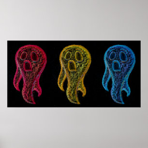 Affiche Chalkie Ghosts