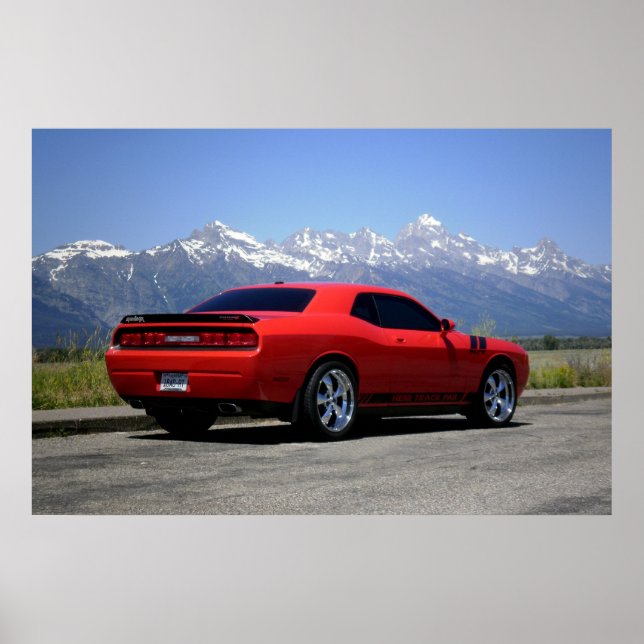Affiche Challenger / Grand Tetons (Devant)