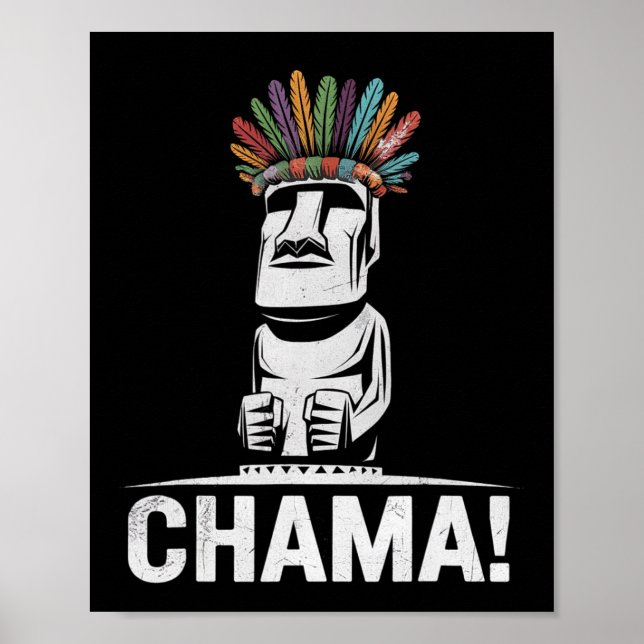 Affiche Chama Fighter Mixed martial art Fan Jjb Boxe Muay  (Devant)