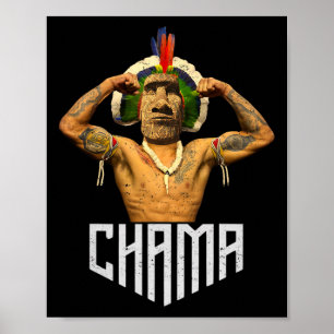 Affiche Chama Paotan Mixed martial art Fan Jjb Boxe Muay T