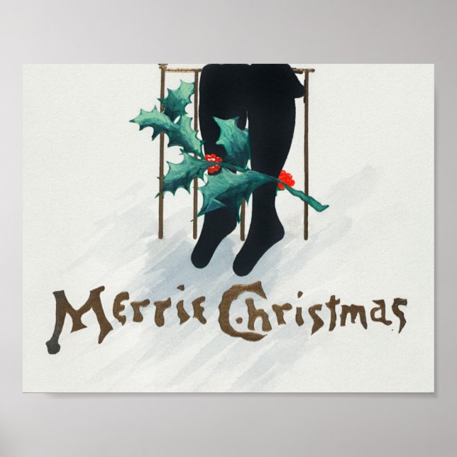 Affiche Chamberlin de Noël à Old Point Comfort. (Devant)