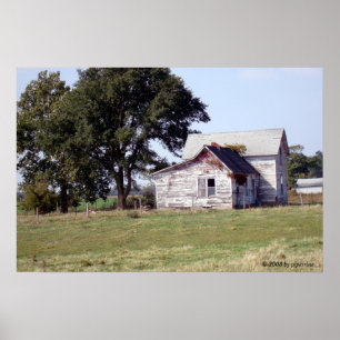 Affiche Chambre abandonnée dans le pays