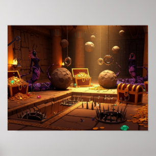 Affiche Chambre au trésor des Serpents