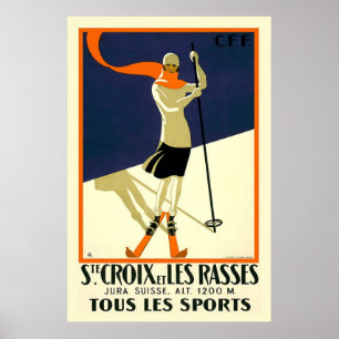Affiche Chambre Croix et les Rasses le Sports tous