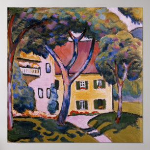 Affiche Chambre dans un paysage