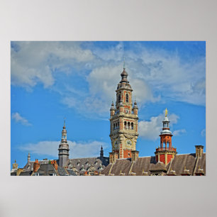 Affiche Chambre de Commerce de la ville de Lille, France