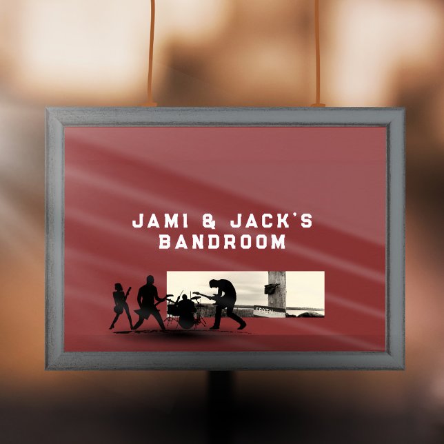 Affiche Chambre de groupe de rock personnalisée | Symbole  (Créateur téléchargé)