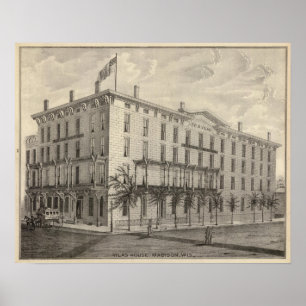 Affiche Chambre de Vilas, Madison, WIS