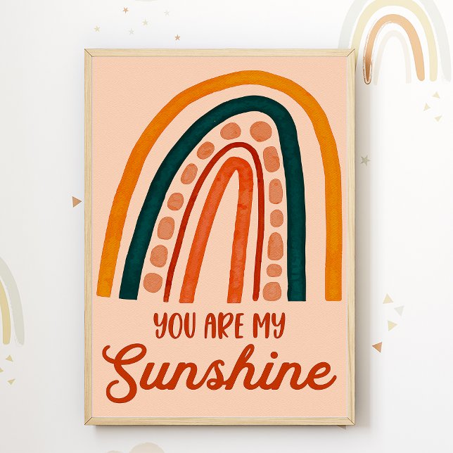 Affiche chambre d'enfant arc-en-ciel Impression po (Créateur téléchargé)