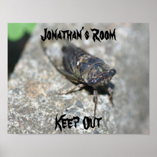 Affiche Chambre d'enfants aux vilains insectes Personnalis