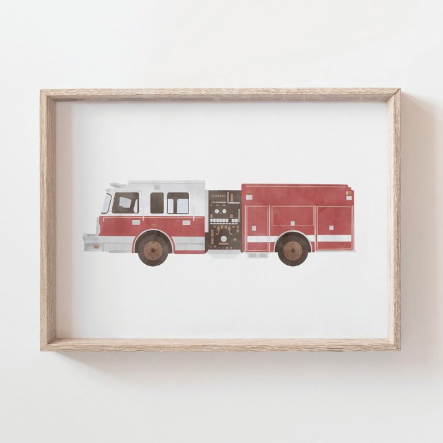Affiche Chambre d'enfants camion (Créateur téléchargé)