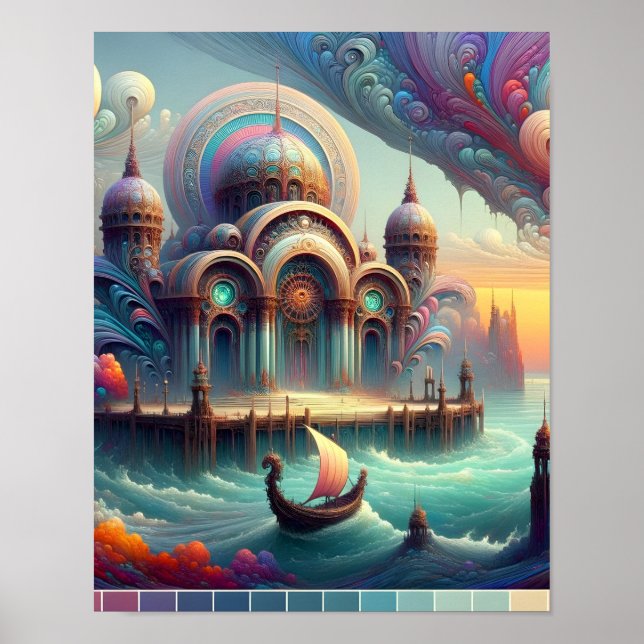 Affiche Chambre et petit déjeuner sur mars (Devant)