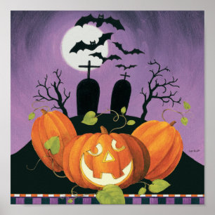 Affiche Chambre hantée par Halloween éffrayante