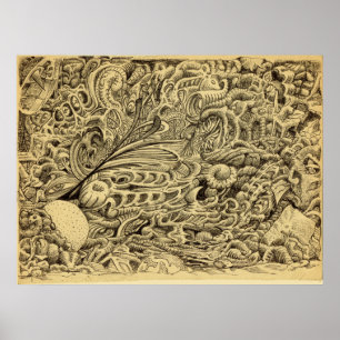 Affiche Chambre malade, par Brian Benson