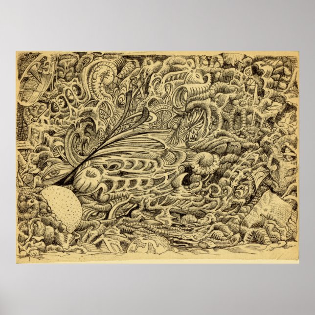 Affiche Chambre malade, par Brian Benson (Devant)