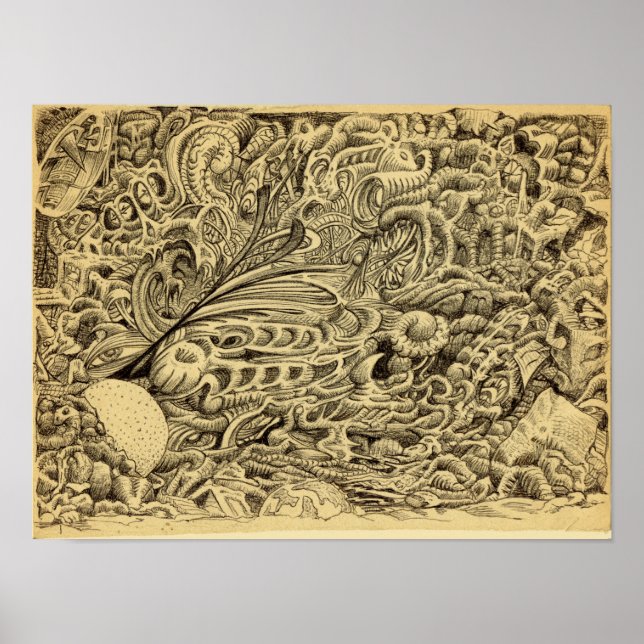 Affiche Chambre malade, par Brian Benson (Devant)