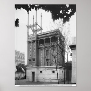 Affiche Chambre phénicienne, exposition universelle, Paris
