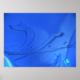 Affiche Chambre Wolf à l'Hôtel de Glace, Québec, Canada