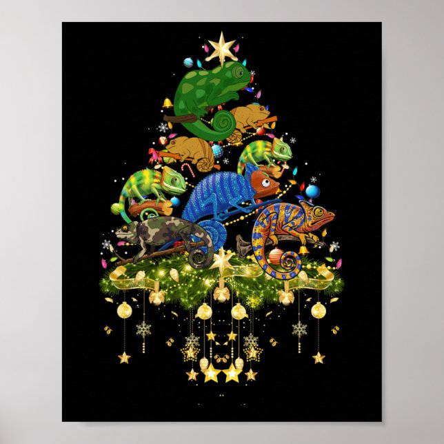 Affiche Chamelees Feux de Noël Chameleon (Devant)