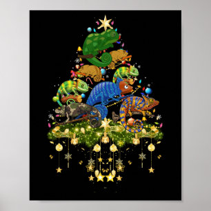 Affiche Chamelees Feux de Noël Chameleon