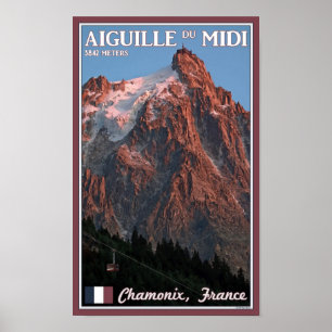 Affiche Chamonix - Aiguille du Midi