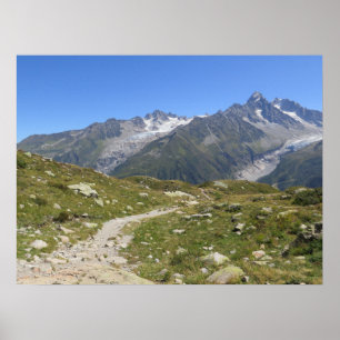 Affiche Chamonix des Alpes françaises