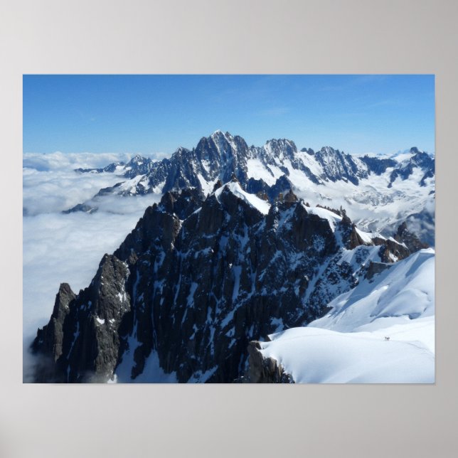Affiche Chamonix des Alpes françaises (Devant)