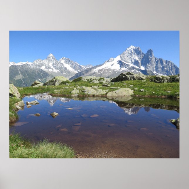 Affiche Chamonix des Alpes françaises (Devant)