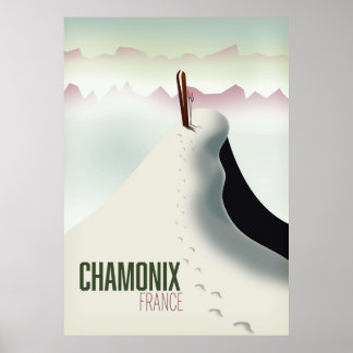 Affiche Chamonix France