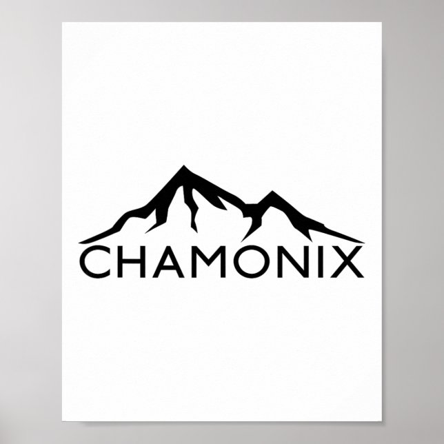 Affiche Chamonix France Ski  (Devant)