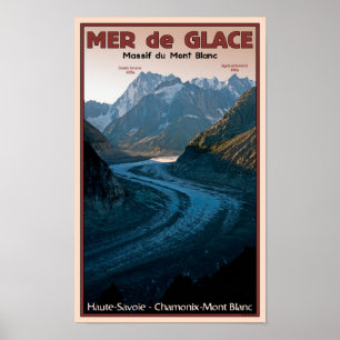 Affiche Chamonix - Mer de Glace