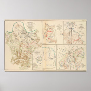 Affiche Champ de bataille, Nashville, Tenn