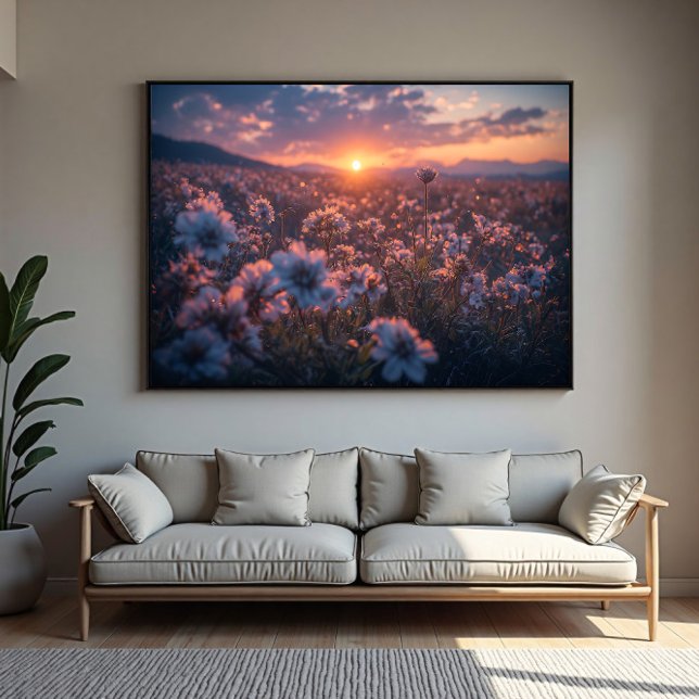 Affiche Champ de fleurs sauvages (Créateur téléchargé)