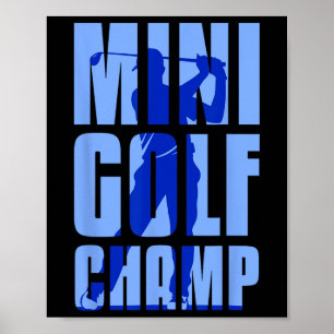 Affiche Champ de mini golf