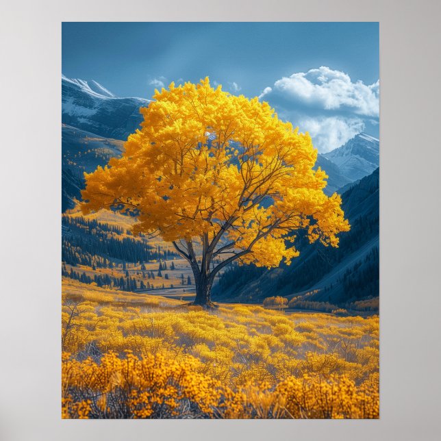 Affiche Champ doré (Devant)