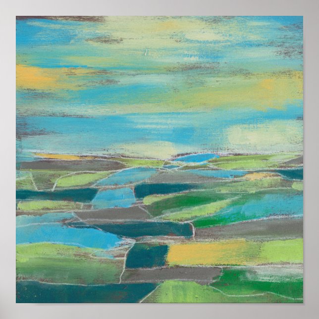 Affiche Champ fragmenté I (Devant)