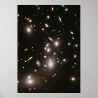 Affiche Champ Frontier de Hubble Abell 2744