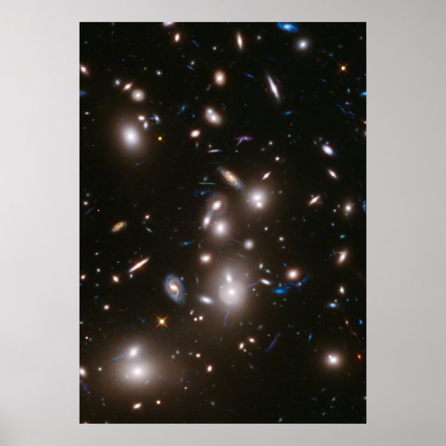 Affiche Champ Frontier de Hubble Abell 2744 (Devant)