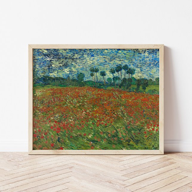 Affiche Champ Poppy | Vincent van Gogh (Créateur téléchargé)
