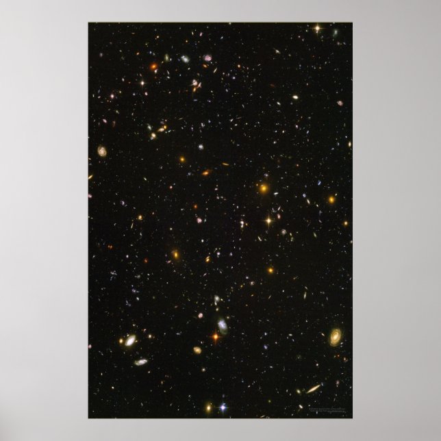 Affiche Champ Ultra Deep Hubble 20x30 (20x30) (Devant)