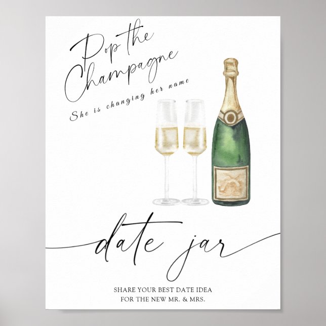 Affiche Champagne - idées de la nuit du jour. Nuptiale du  (Devant)