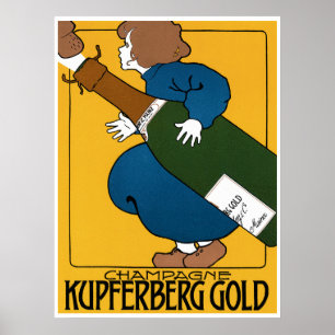 Affiche Champagne Kupferberg Gold
